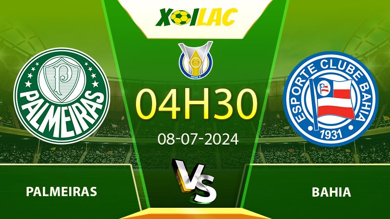 Soi kèo Palmeiras vs Bahia