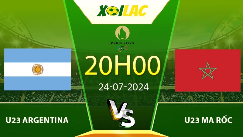 Soi kèo U23 Argentina vs U23 Ma Rốc