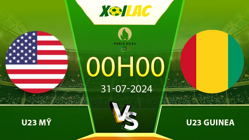 Soi kèo U23 Mỹ vs U23 Guinea