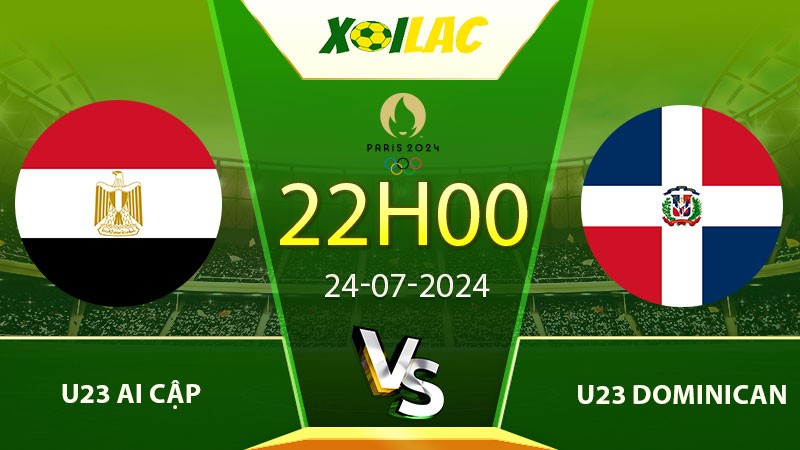 Soi kèo U23 Ai Cập vs U23 Dominican