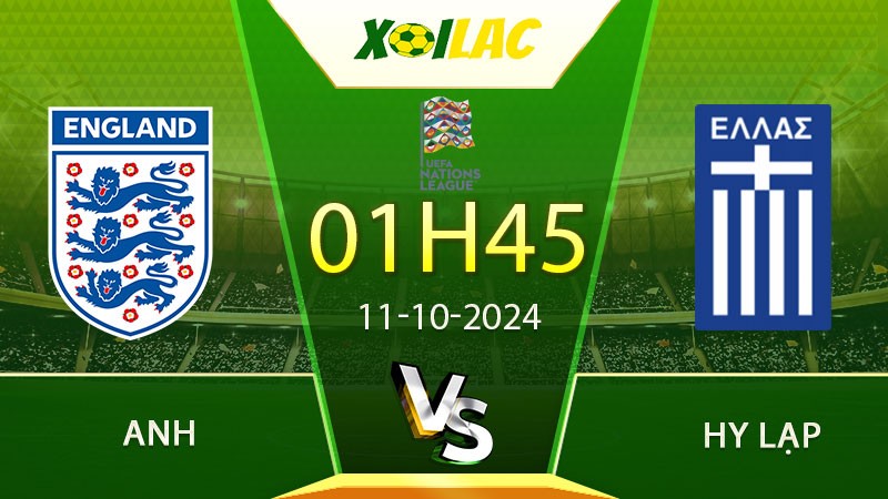 Soi kèo Anh vs Hy Lạp 11/10/2024