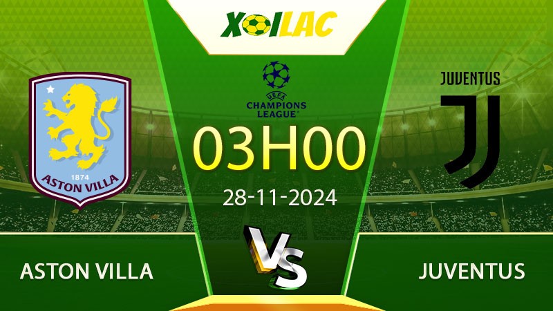 Soi kèo Aston Villa vs Juventus