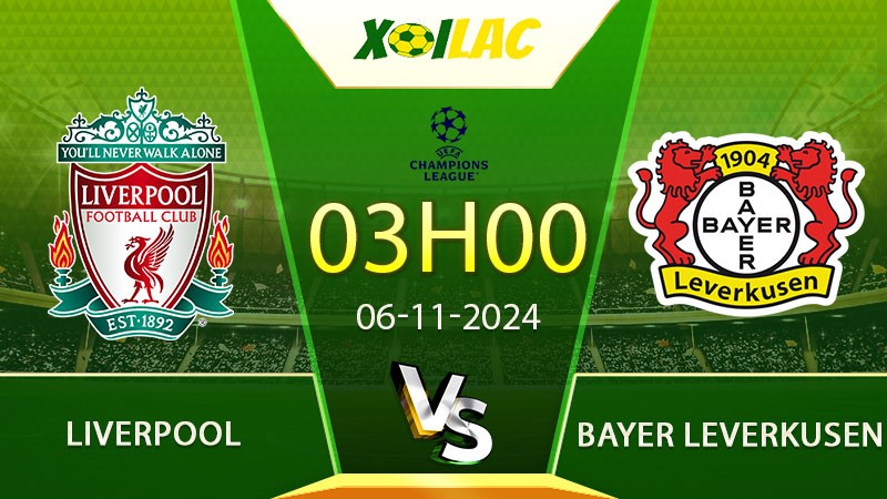 Soi kèo Liverpool vs Bayer Leverkusen