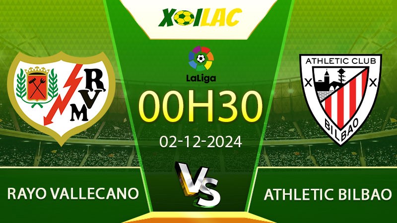 Soi kèo Rayo Vallecano vs Athletic Bilbao