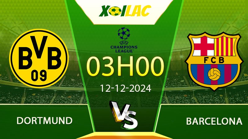 Soi kèo Dortmund vs Barcelona