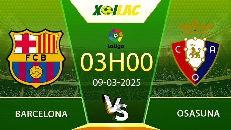 Soi kèo Barcelona vs Osasuna